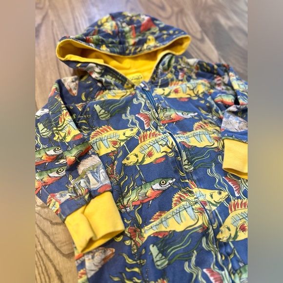 We call them “Saturday Suits” - lined hooded full jumpsuit fish - Picture 5 of 9